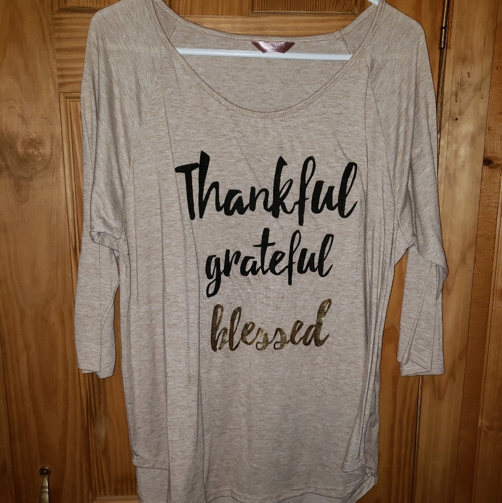 Thankful Grateful Blessed Shirt